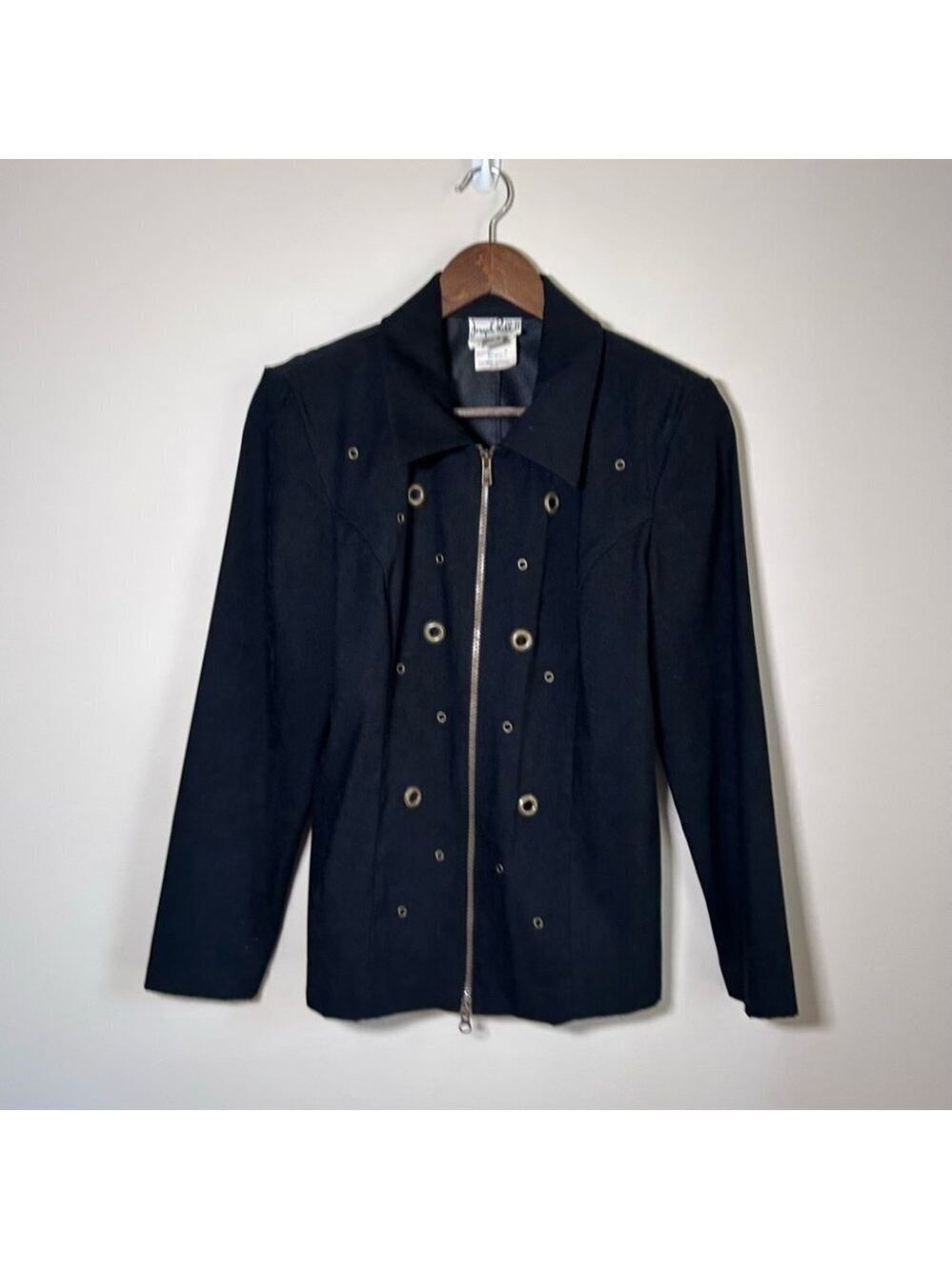 Joseph Ribkoff Black Zip Jacket Size 8